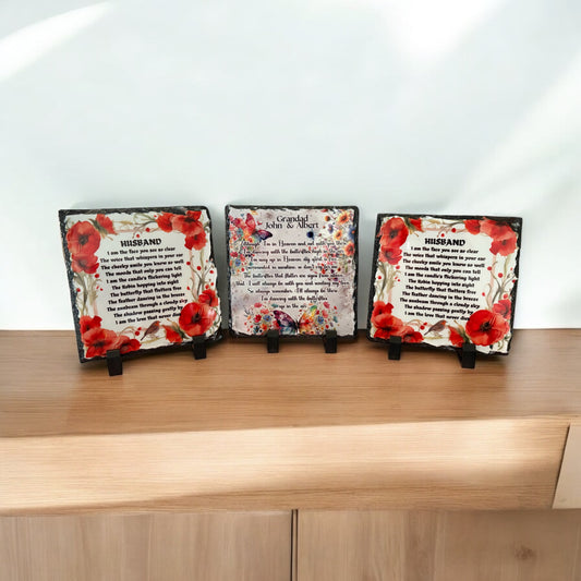 15cm x 15cm High-Gloss Slate Picture