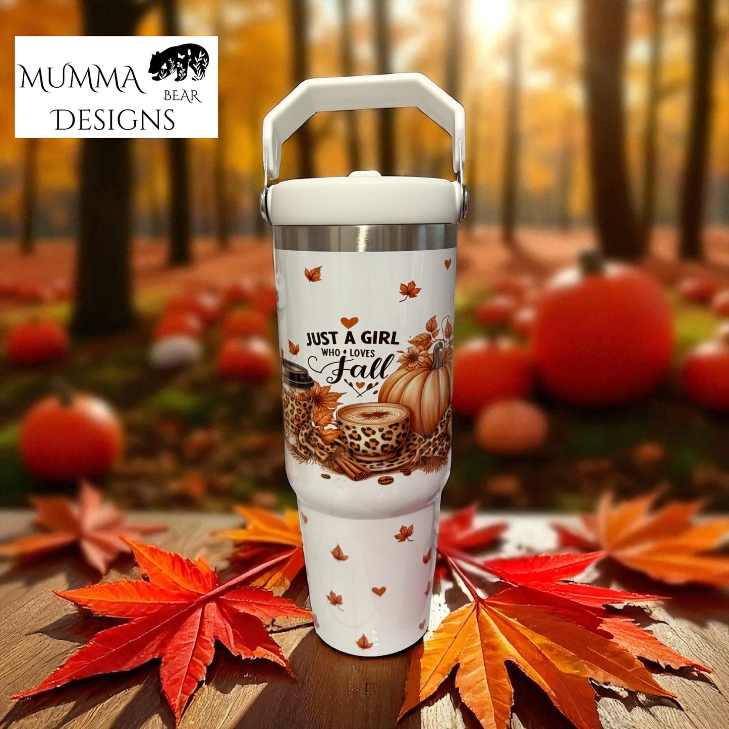 30oz Insulated Tumbler with Built-In Straw